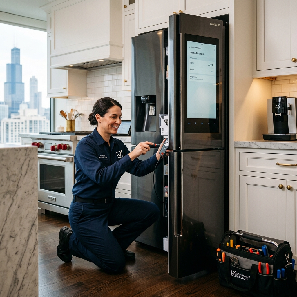 Wefixit appliance technician at work in Chicago